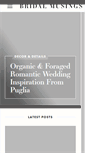 Mobile Screenshot of bridalmusings.com